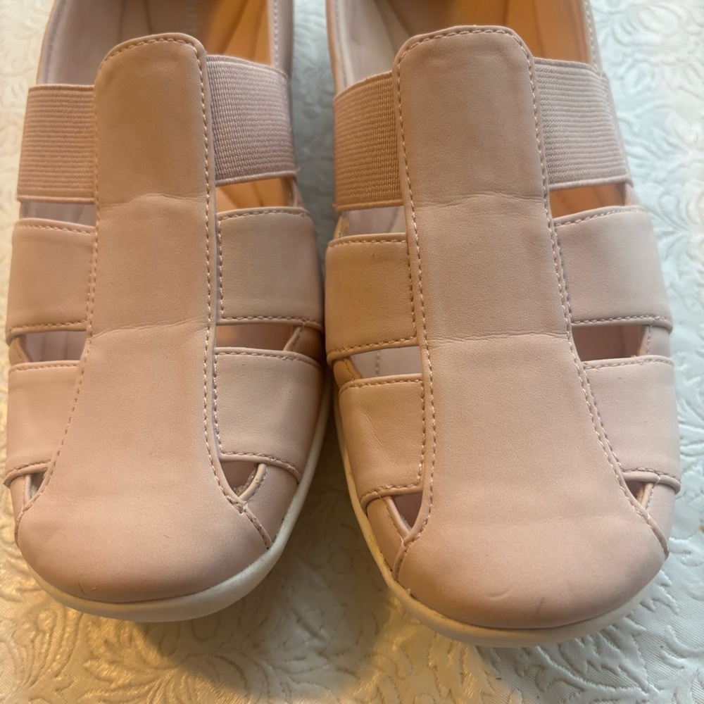 Easy Spirit Black Alani Slip-On Fisherman Flats, Size 8 - Picture 5 of 13